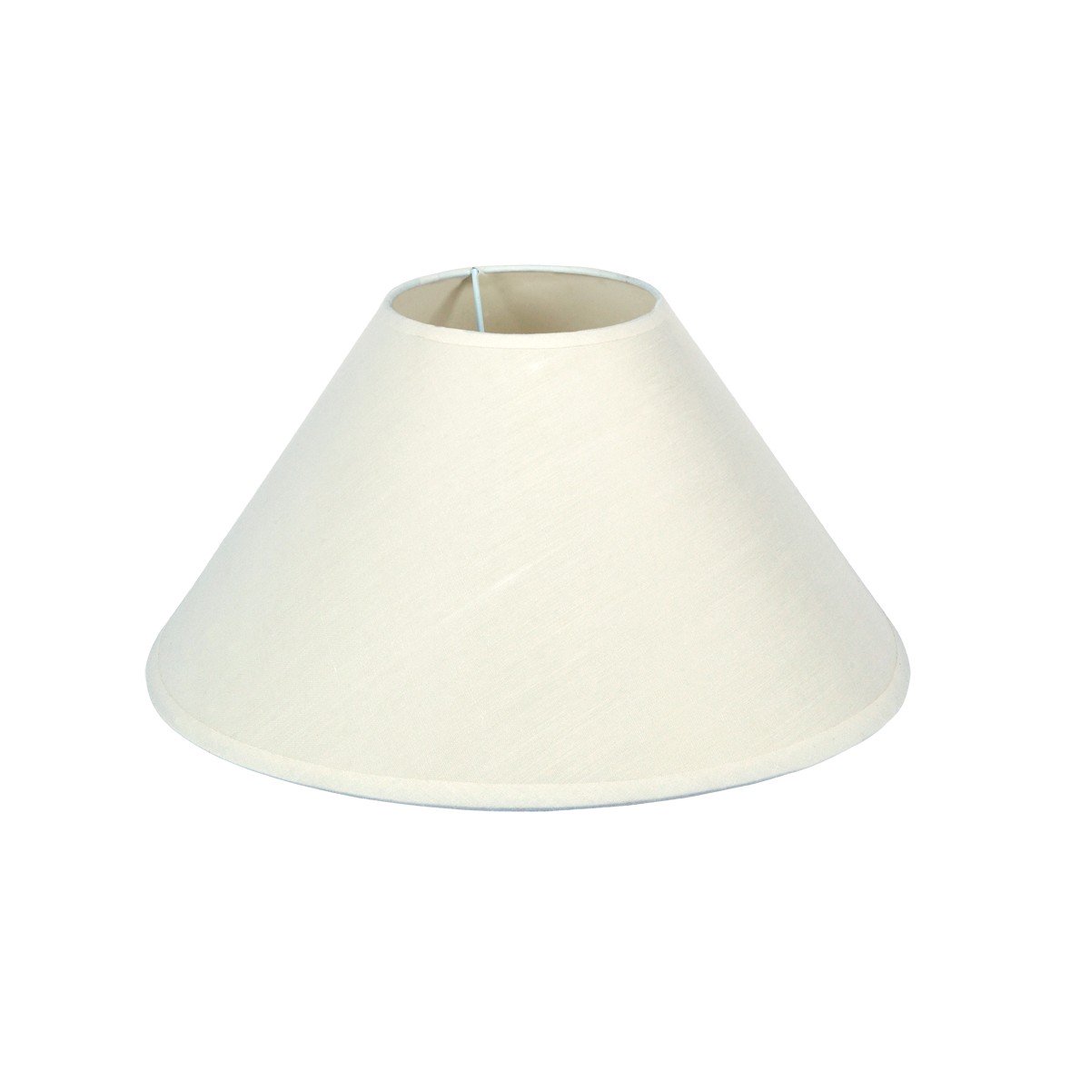Καπέλο Μονόχρωμο Στρογγυλό Φ30cm Κάτω Πλευρά -Σε Λευκό Χρώμα        VK/E27/E14/D30/W