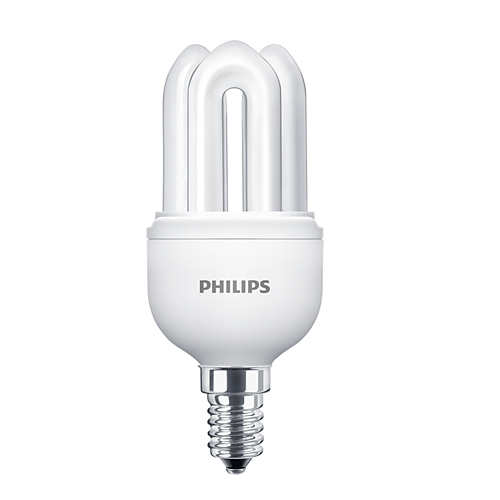 ΛΑΜΠΤΗΡΑΣ ΟΙΚΟΝΟΜΙΑΣ  GENIE ΘΕΡΜΟ ΦΩΣ 8W WW E14 220-240V 1PF/6 Philips