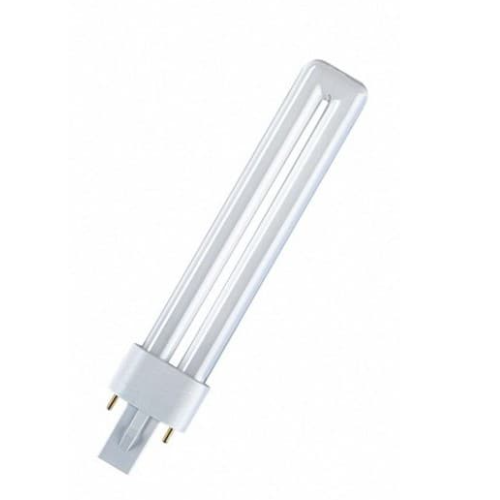 Osram Λάμπα Φθορίου Dulux S G23 9W ΚΟΚΚΙΝΗ