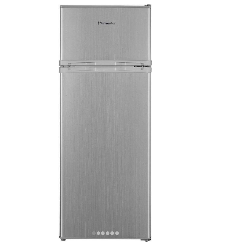 Inventor DPC1430S Ψυγείο Δίπορτο 206lt Υ142.6xΠ54.5xΒ55.5εκ. Inox