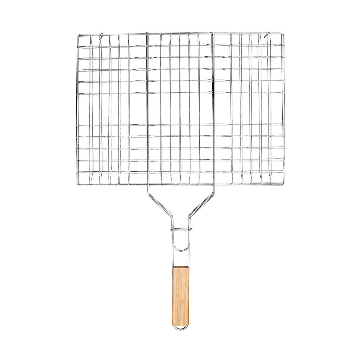 ΣΧΑΡΑ ΨΗΣΙΜΑΤΟΣ BARBECUE ΜΕΤΑΛΛΙΚΗ 60x40cm ΜΕ ΞΥΛΙΝΗ ΛΑΒΗ