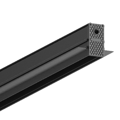 EIVA, Led μαγνητική ράγα λεπτή 48V. DALI, χωνευτή trimless. 2μ. μαύρη