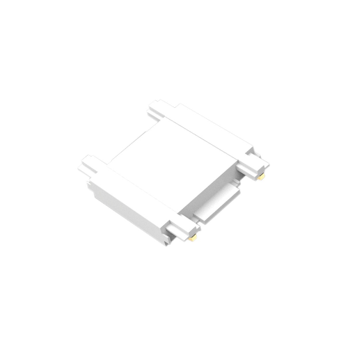 BISQIT, Σύνδεσμος Μαγνητικής Ράγας 40V Ultra Slim, IP20, Ίσιος, 3x2.5cm, Λευκός VK/04479/W/CON