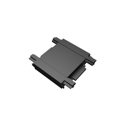 BISQIT, Σύνδεσμος Μαγνητικής Ράγας 40V Ultra Slim, IP20, Ίσιος, 3x2.5cm, Μαύρος VK/04479/B/CON