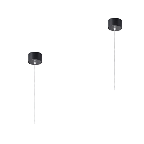 KOPI, Ανάρτηση Κρεμαστή για Μαγνητική Ράγα 24V, 1μ., Μαύρη VK/04203TR/SRK