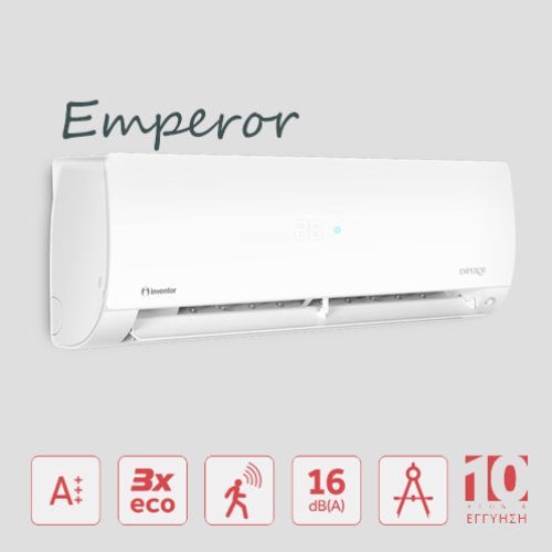 Inventor Emperor Λευκό – 18.000 BTU  EMPVI(W)-18WFI/ EMPVO(W)-18