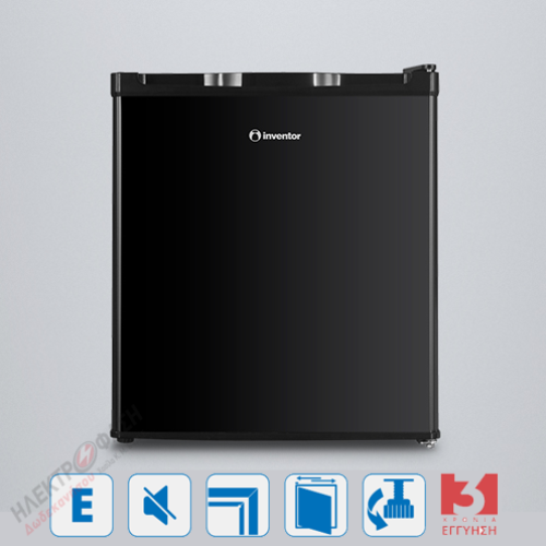 Mini Bar Ψυγείο 41L Μαύρο MBC51B – Χαμηλή Κατανάλωση, Αθόρυβη Λειτουργία, αναστροφή πόρτας