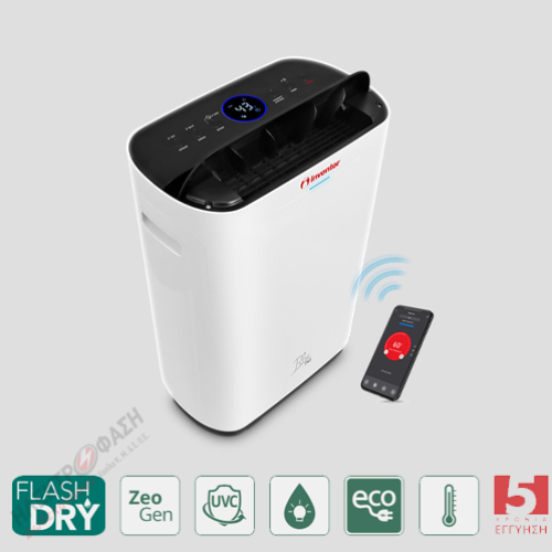 Αφυγραντήρας Inventor Rise Pro 8L με Τεχνολογία Zeo Gen, UV-C & Ιονιστή – Ιδανικός για Χαμηλές Θερμοκρασίες RS-WUI-08L