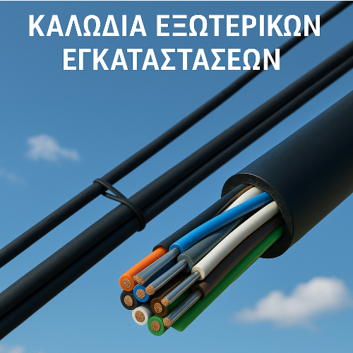 Καλώδια Εξωτερικών Εγκαταστάσεων